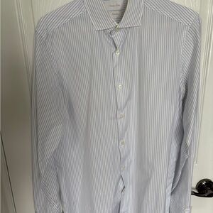 Massimo Dutti Blue Dress Shirt Elegant Design